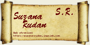 Suzana Rudan vizit kartica